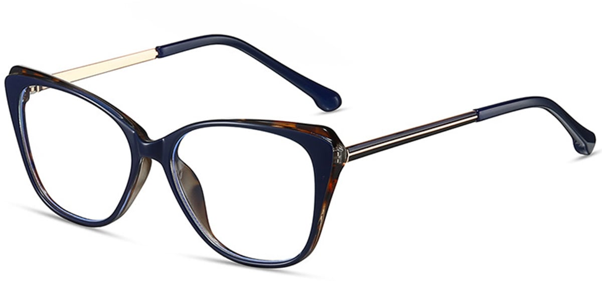 Cat Eye Frame blue