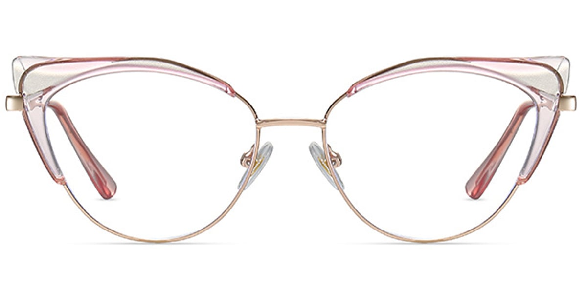 Cat Eye Frame pattern-purple