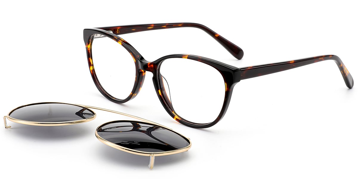 Acetate Cat Eye Frame tortoiseshell