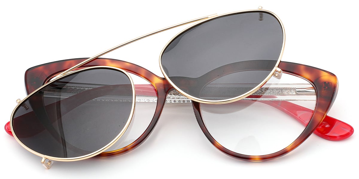 Acetate Cat Eye Frame tortoiseshell