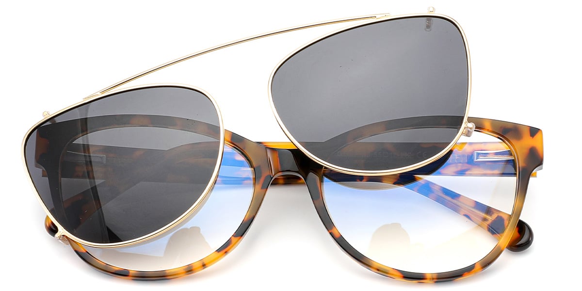 Acetate Square Frame tortoiseshell