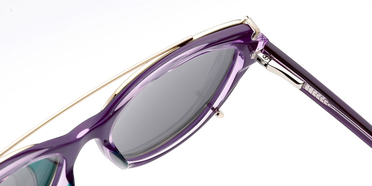 Acetate Cat Eye Frame purple