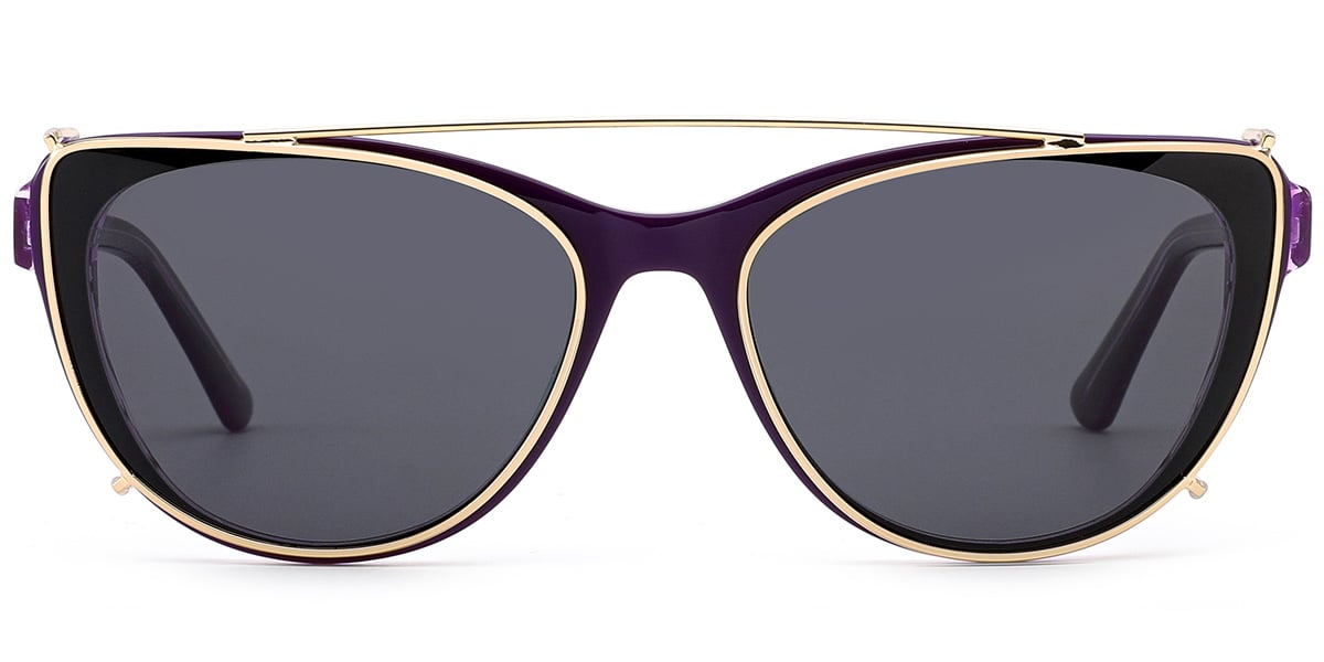 Acetate Cat Eye Frame purple