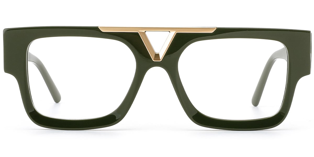 Acetate Aviator Frame green