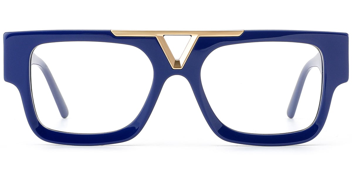 Acetate Aviator Frame blue