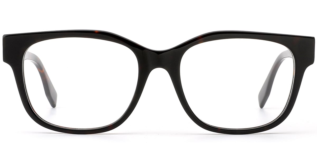 Acetate Square Frame tortoiseshell