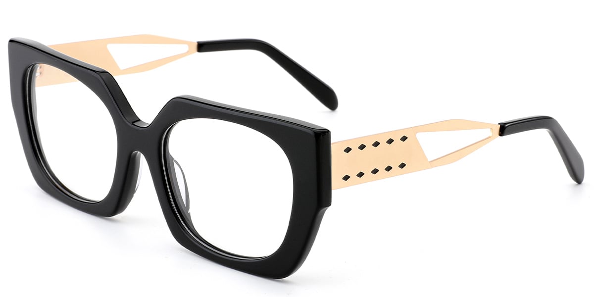 Acetate Square Frame black