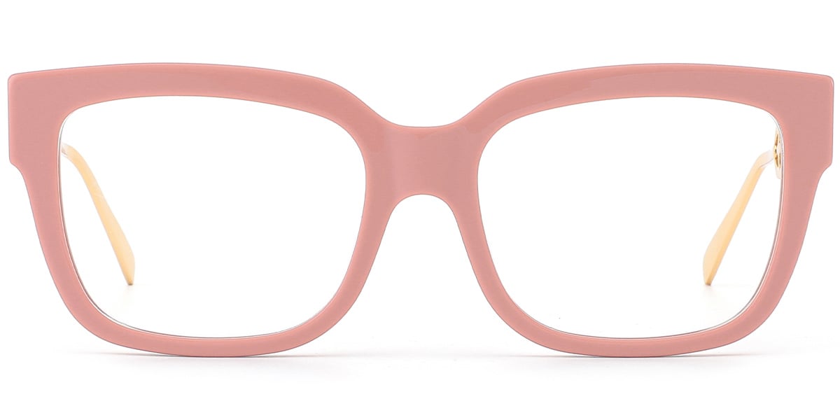 Acetate Square Frame pink