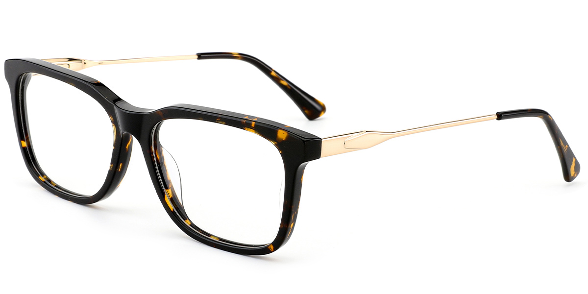 Acetate Rectangle Frame tortoiseshell