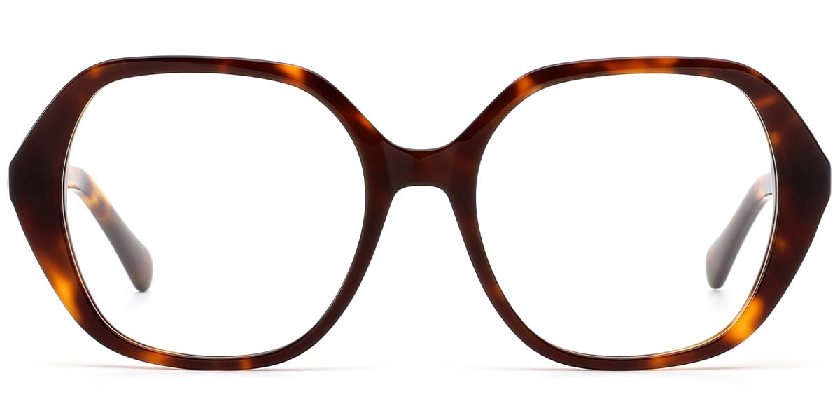 Acetate Square Frame tortoiseshell