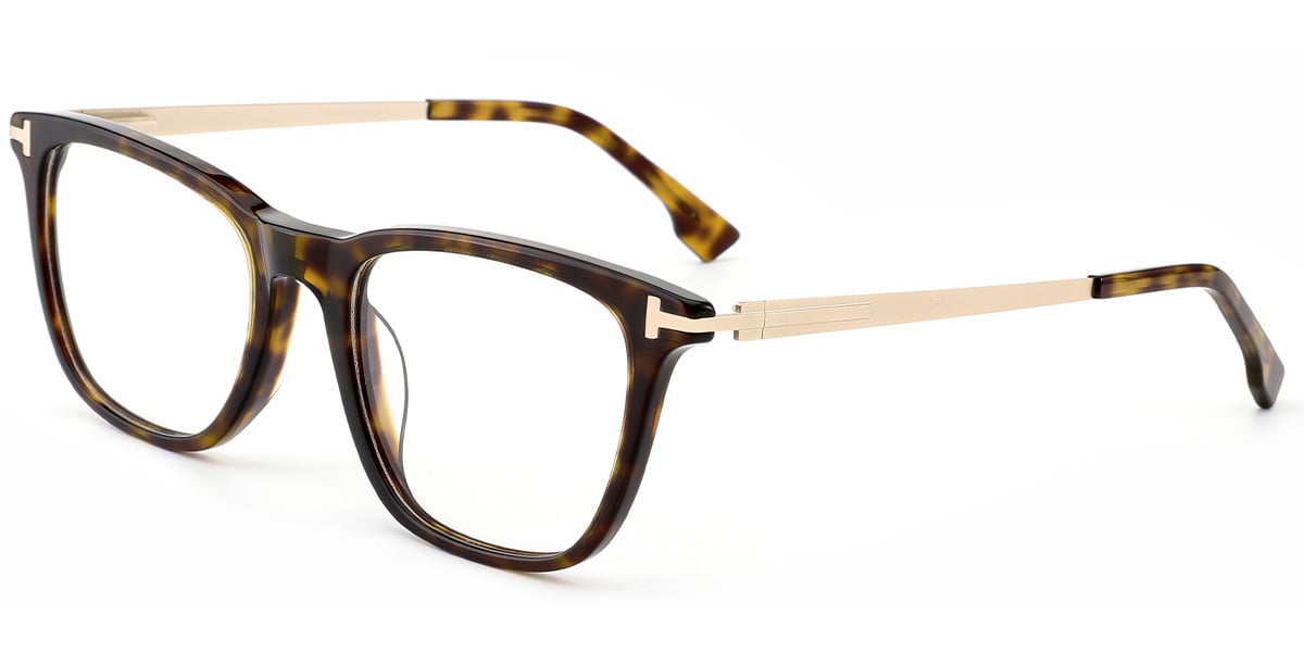 Acetate Rectangle Frame tortoiseshell