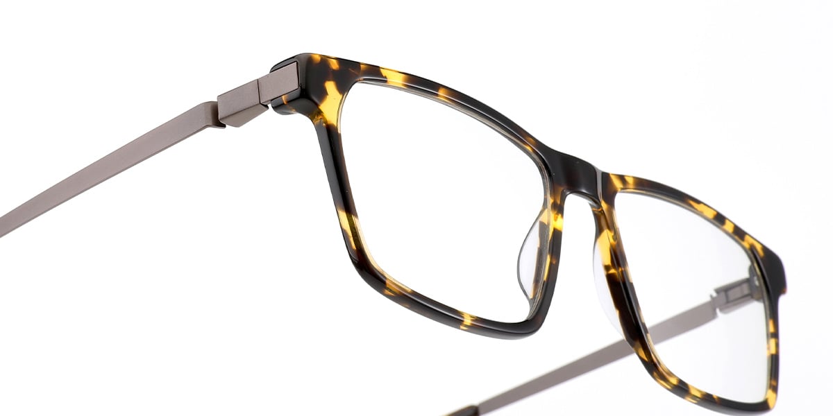 Acetate Rectangle Frame tortoiseshell