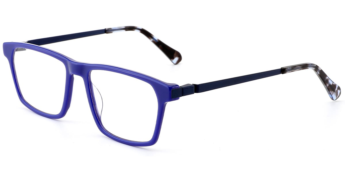 Acetate Rectangle Frame blue