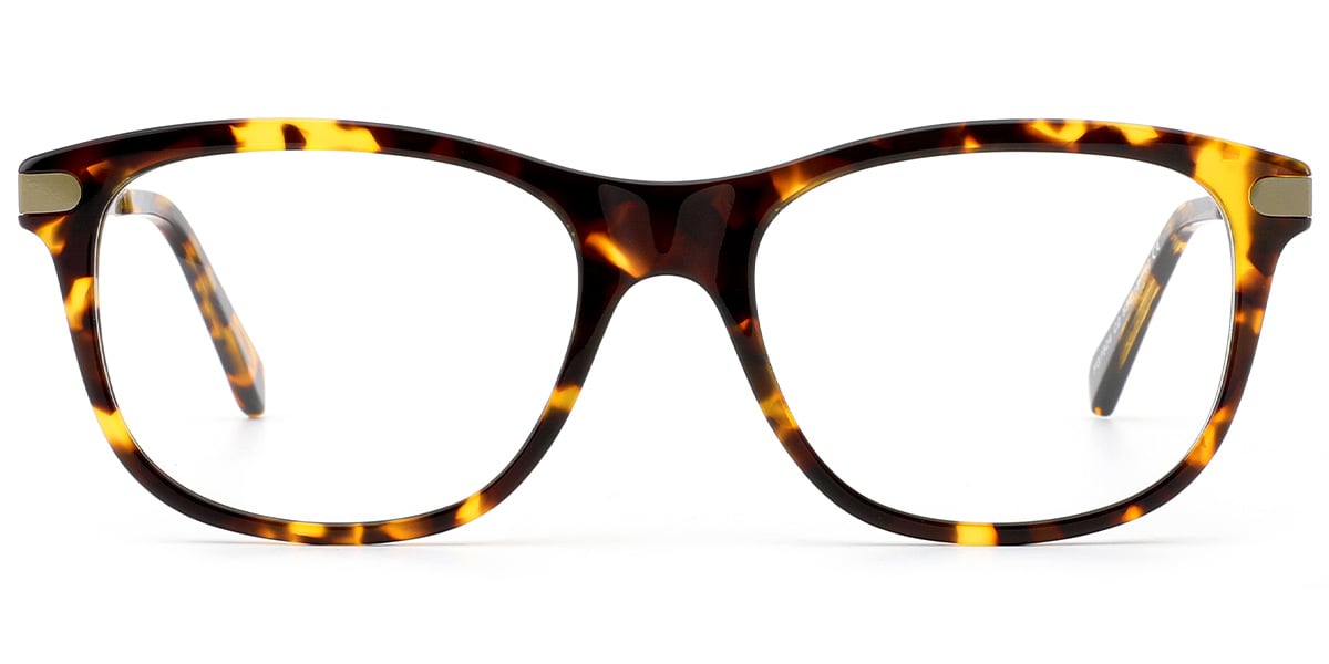 Acetate Square Frame tortoiseshell