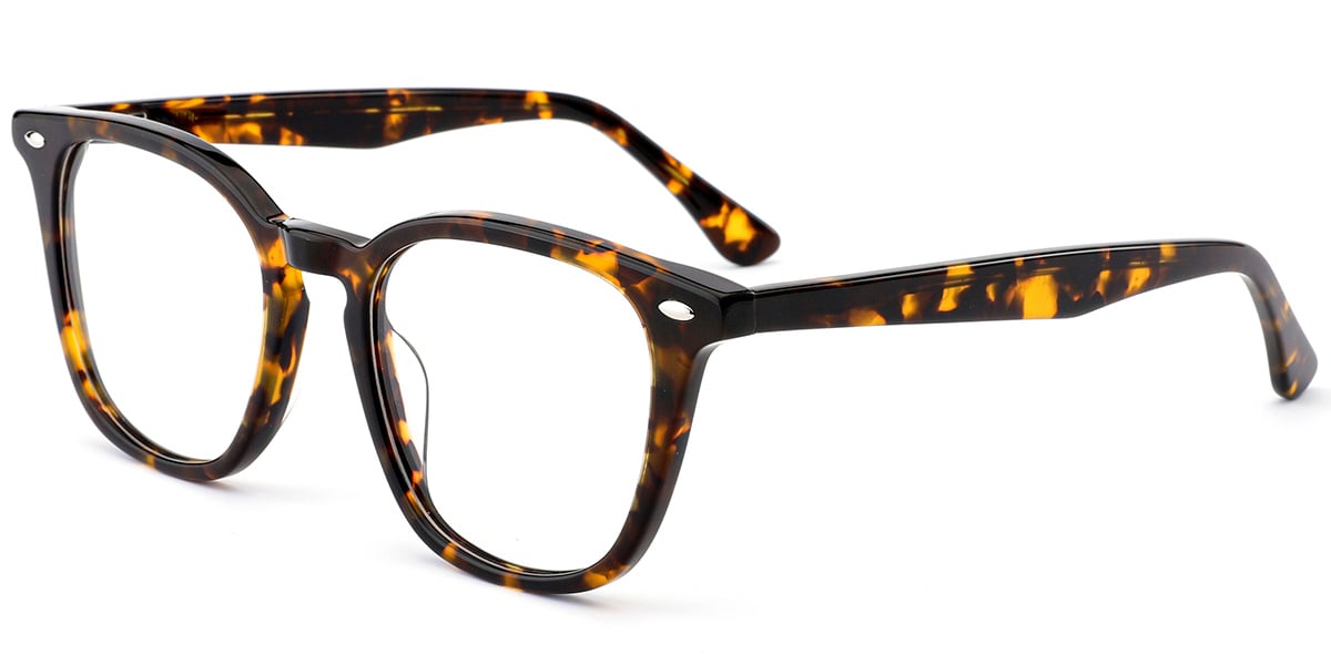 Acetate Square Frame tortoiseshell