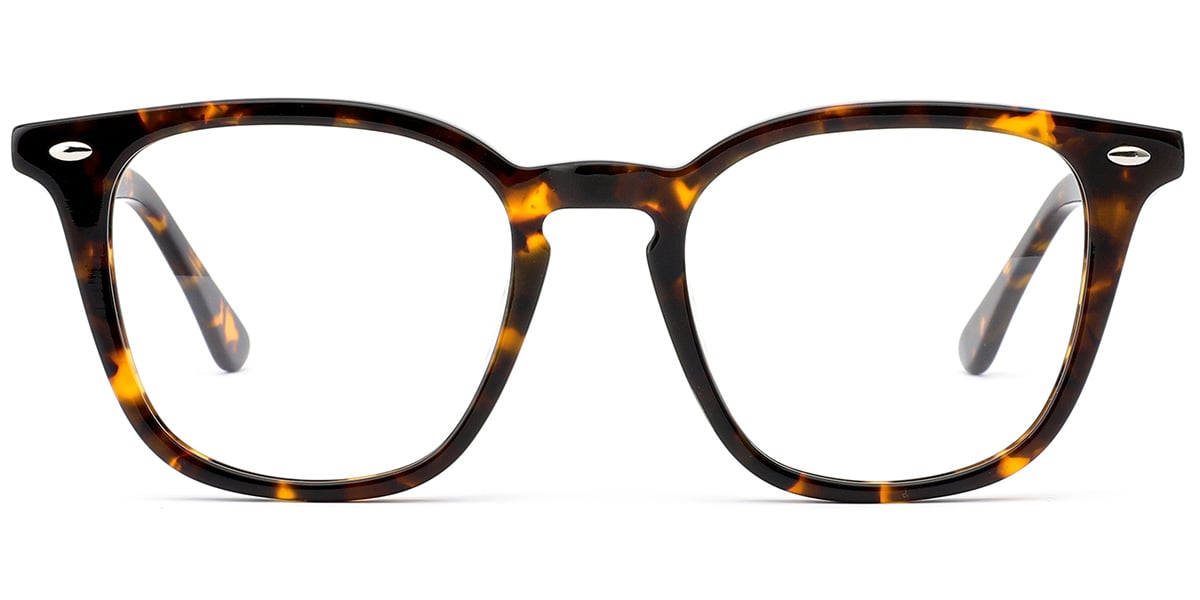 Acetate Square Frame tortoiseshell