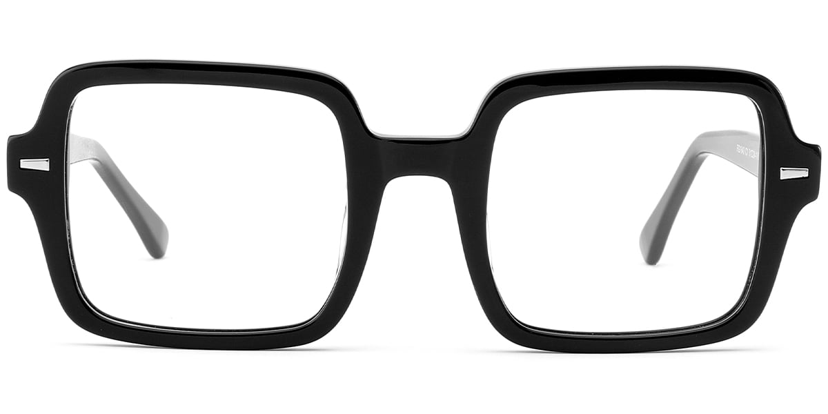 Acetate Square Frame black