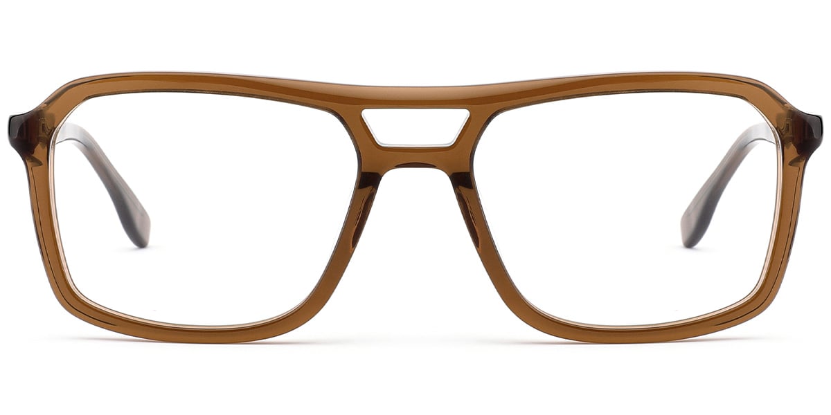 Acetate Aviator Frame translucent-brown