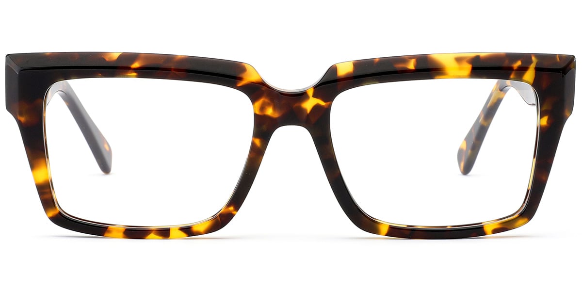 Acetate Square Frame tortoiseshell