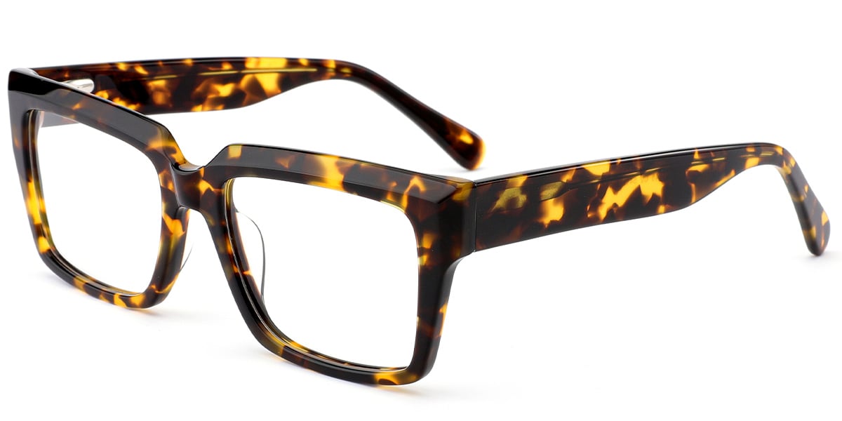 Acetate Square Frame tortoiseshell