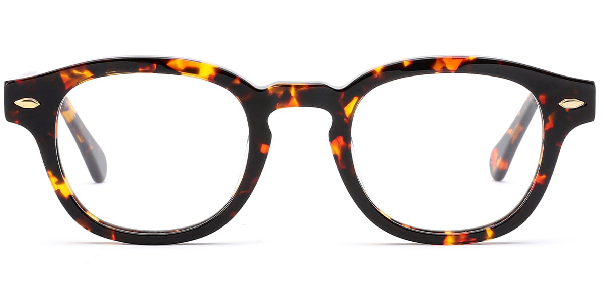 Acetate Square Frame tortoiseshell