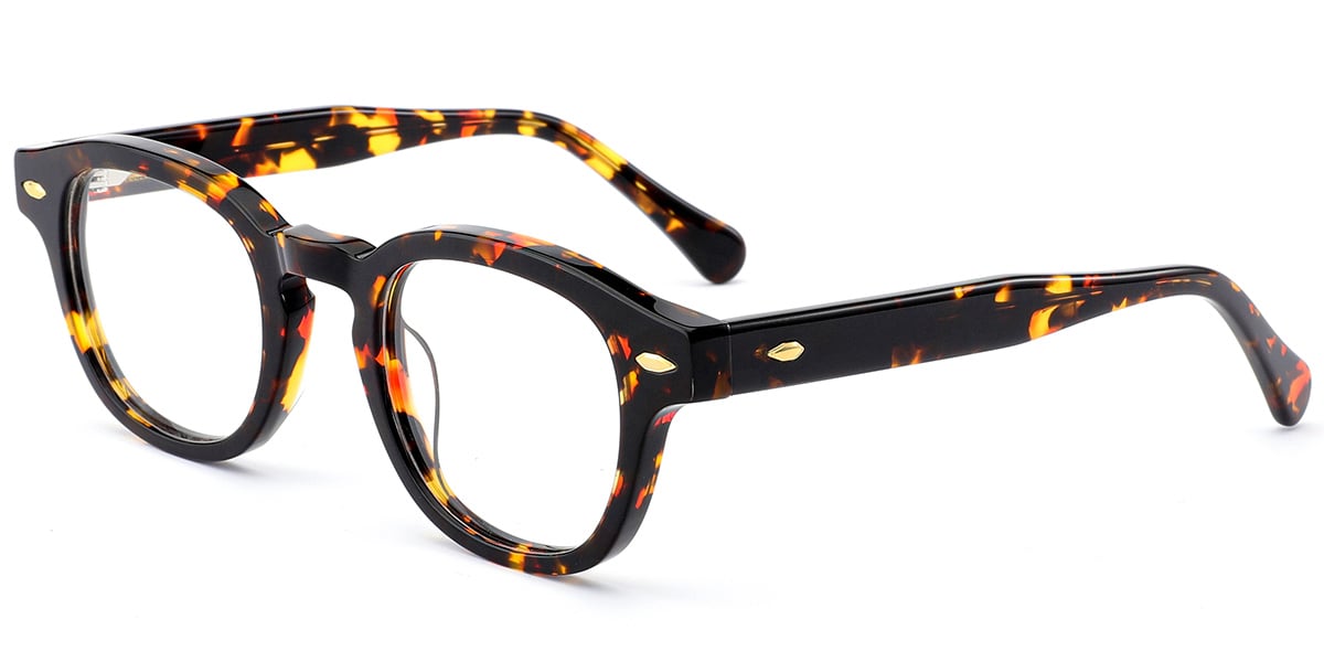 Acetate Square Frame tortoiseshell