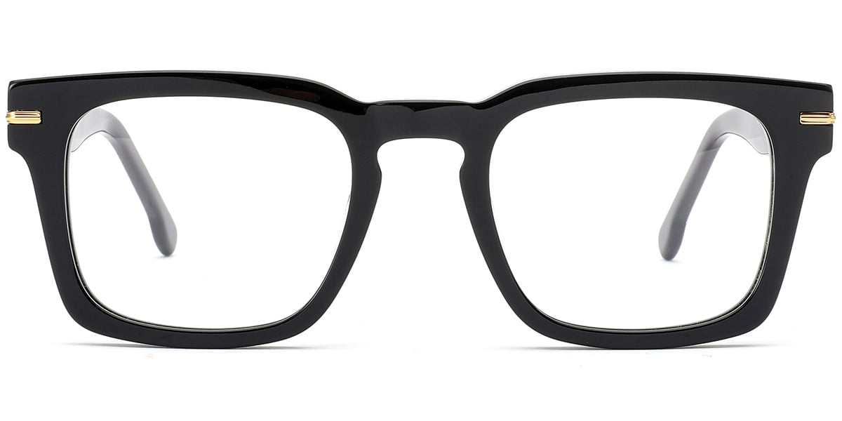 Acetate Square Frame black