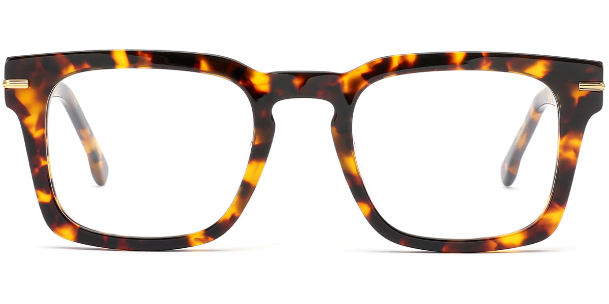 Acetate Square Frame tortoiseshell