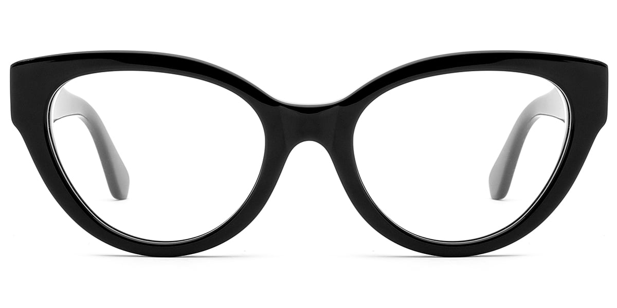 Acetate Cat Eye Frame black