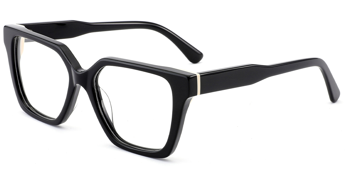 Acetate Square Frame black