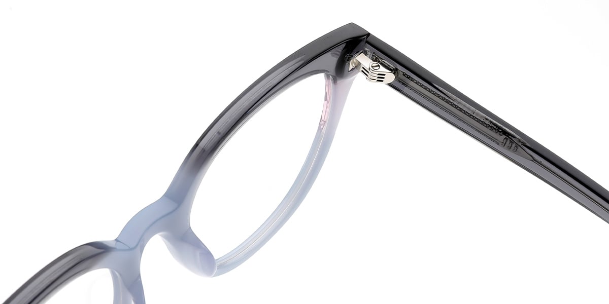 Acetate Cat Eye Frame pattern-translucent