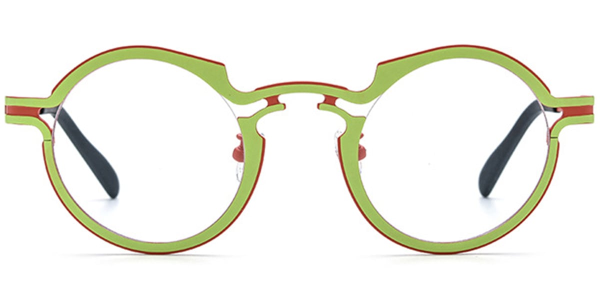 Titanium Round Frame green