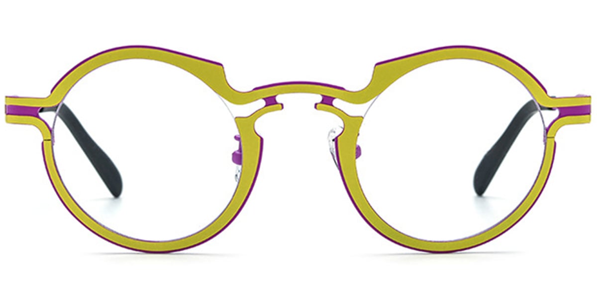 Titanium Round Frame yellow