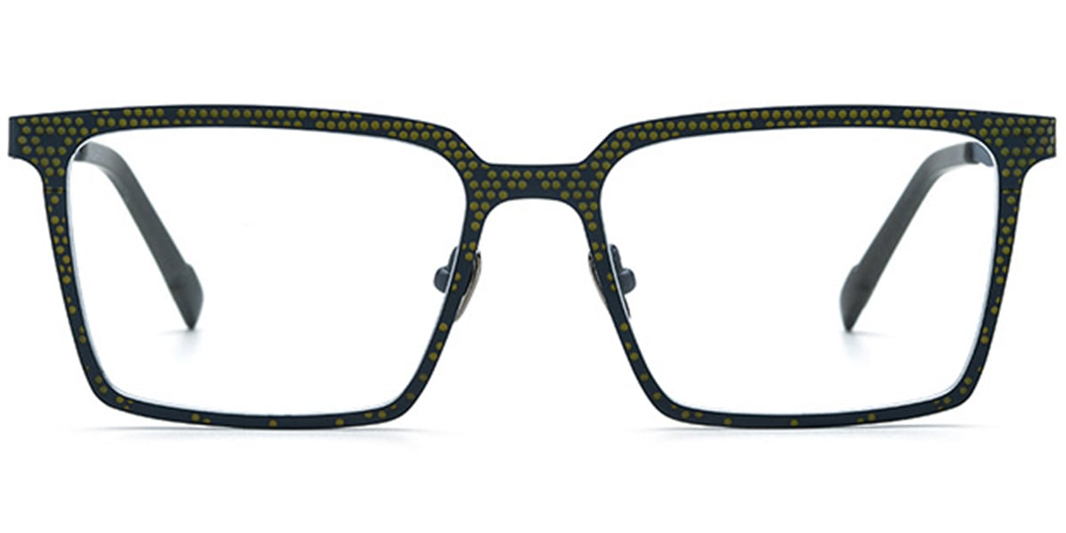 Titanium Rectangle Frame pattern-green