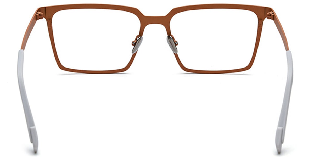 Titanium Rectangle Frame pattern-orange