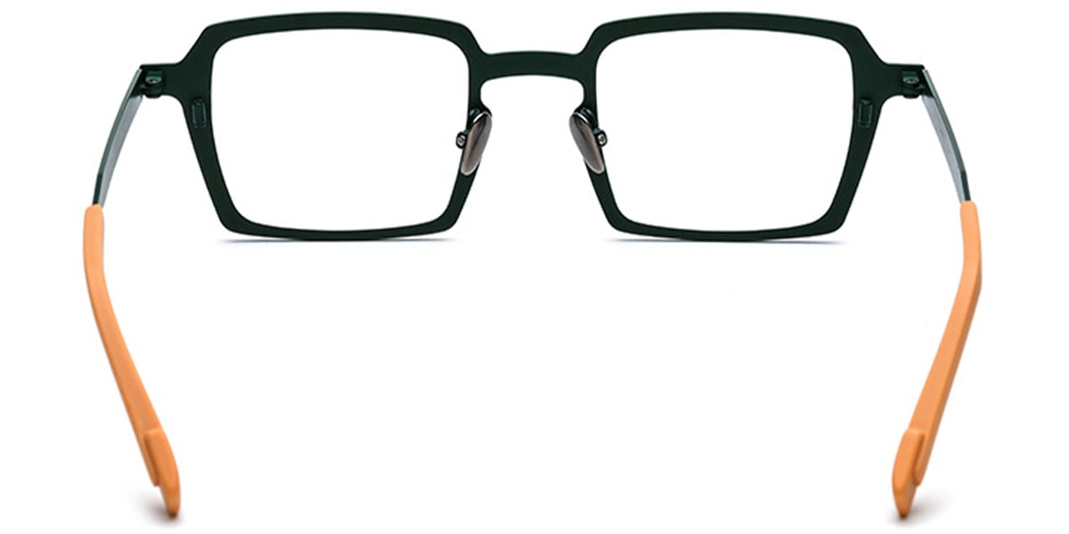 Titanium Square Frame pattern-green