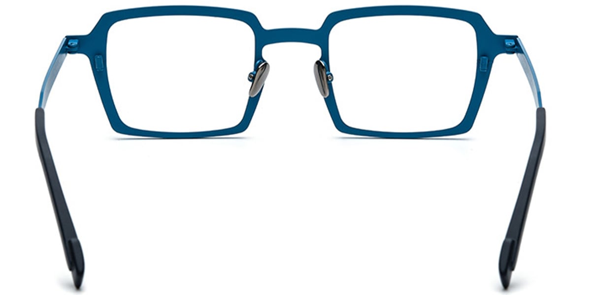 Titanium Square Frame pattern-blue