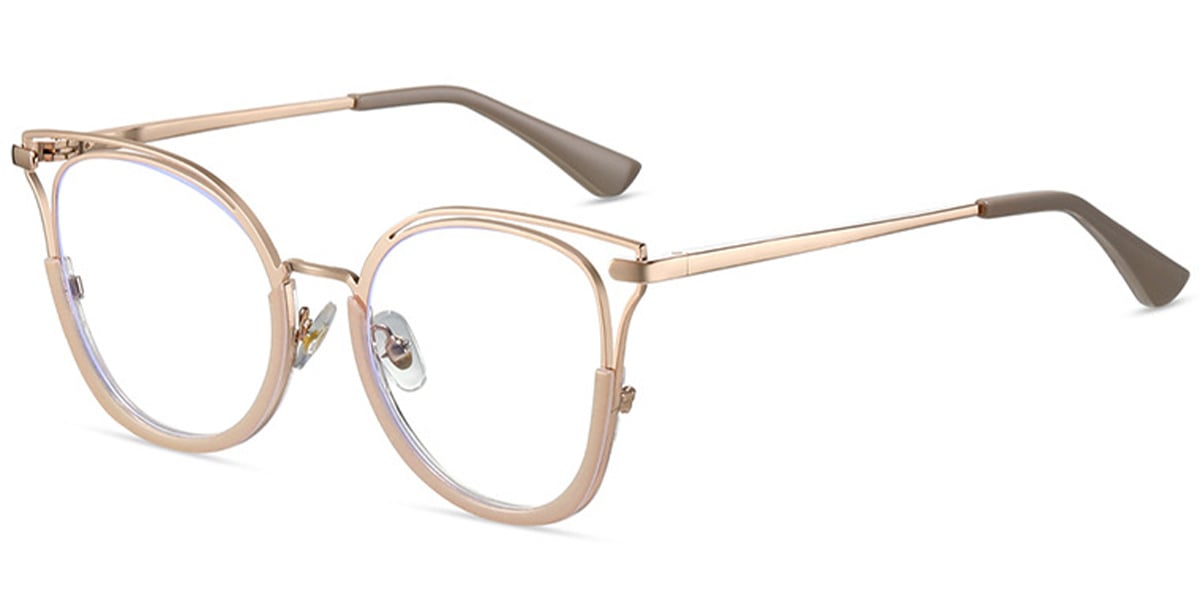 Cat Eye Frame beige