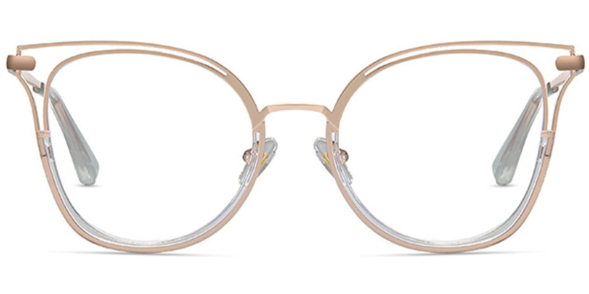 Cat Eye Frame translucent-white