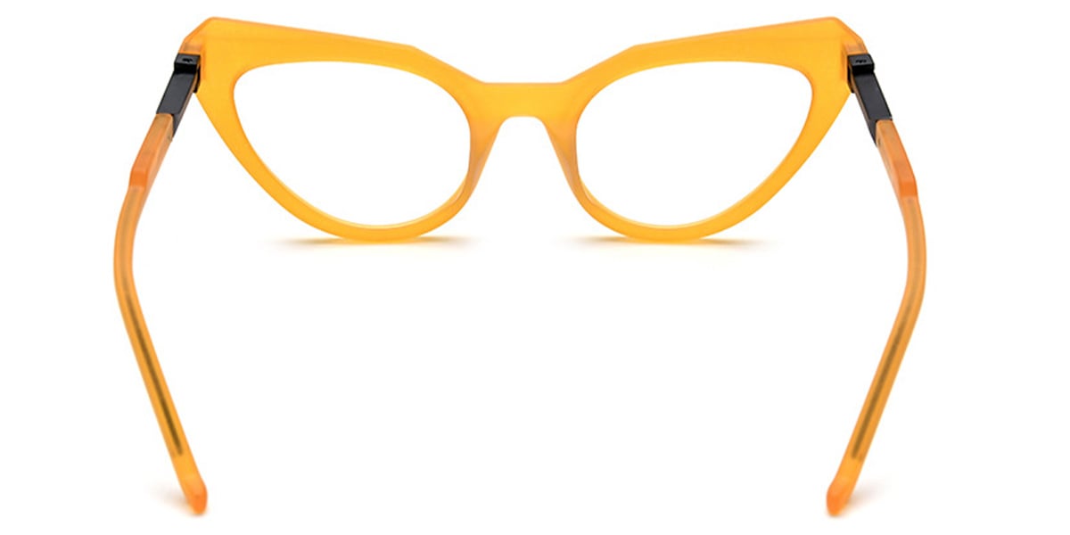 Acetate Cat Eye Frame yellow