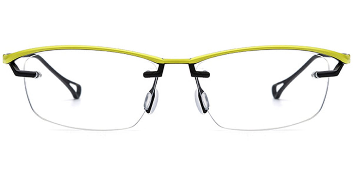 Titanium Rectangle Frame black-yellow