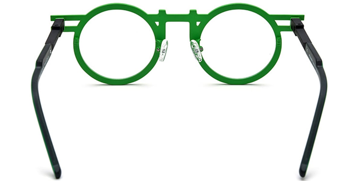 Titanium Round Frame green