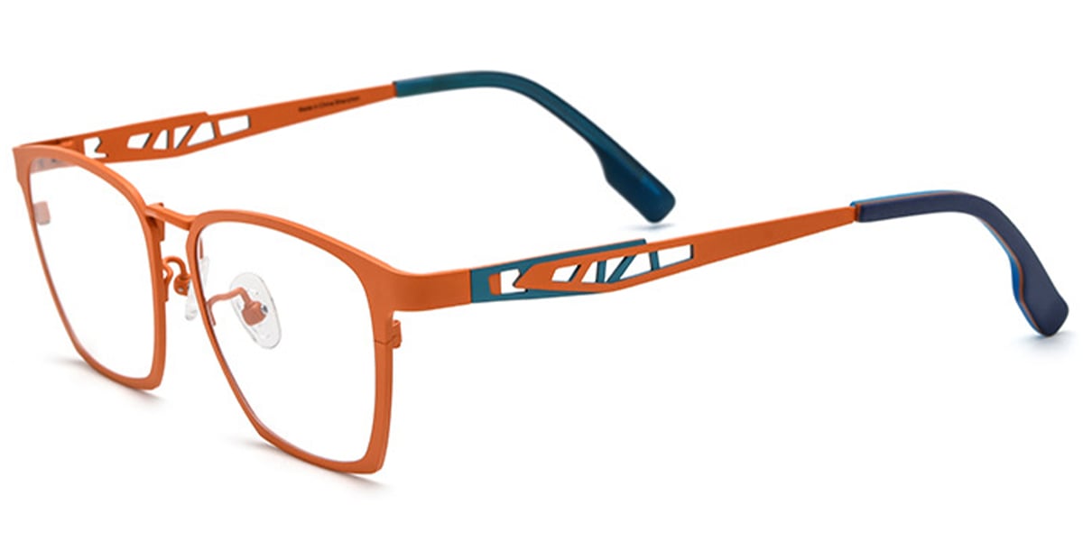 Titanium Rectangle Frame orange