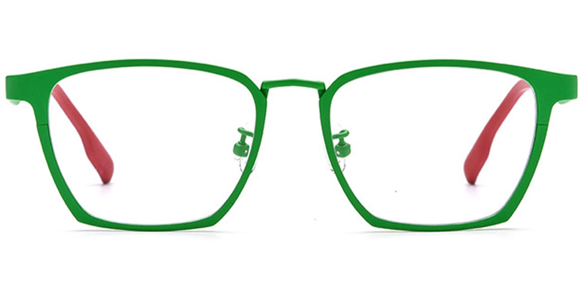 Titanium Rectangle Frame green