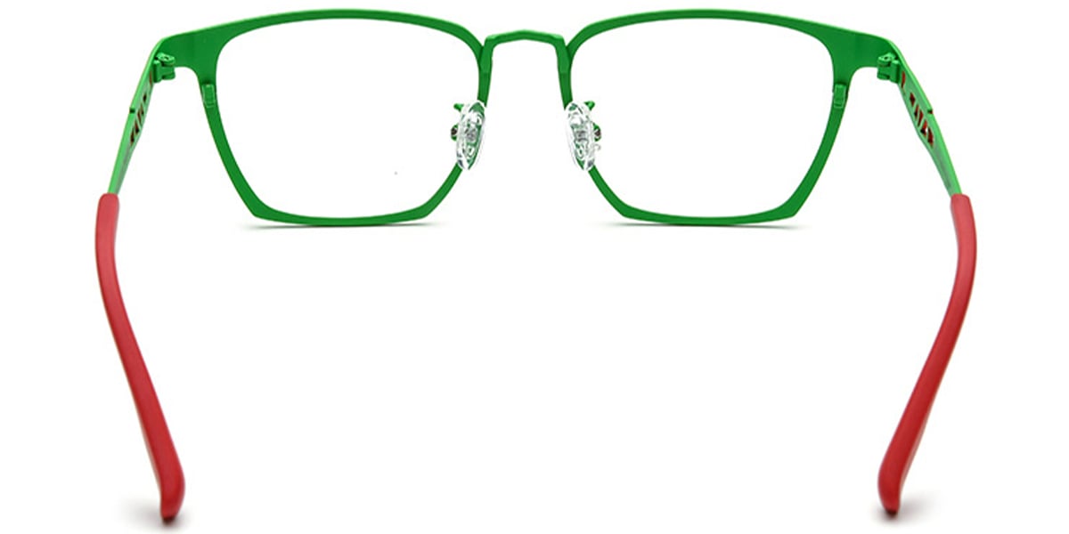 Titanium Rectangle Frame green