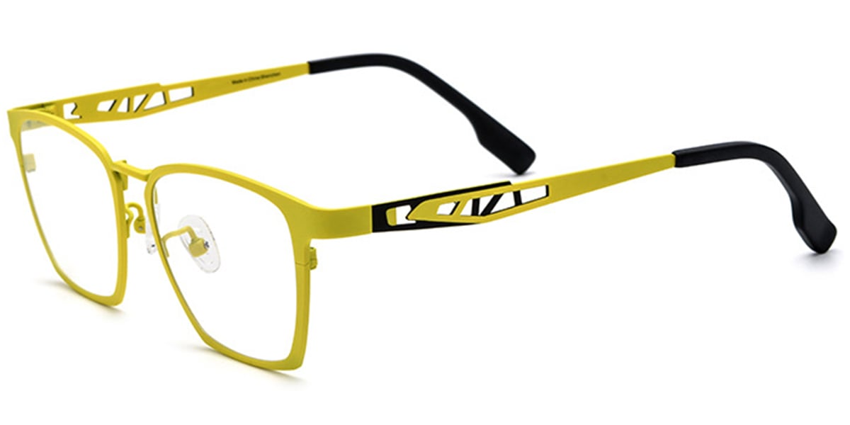 Titanium Rectangle Frame yellow