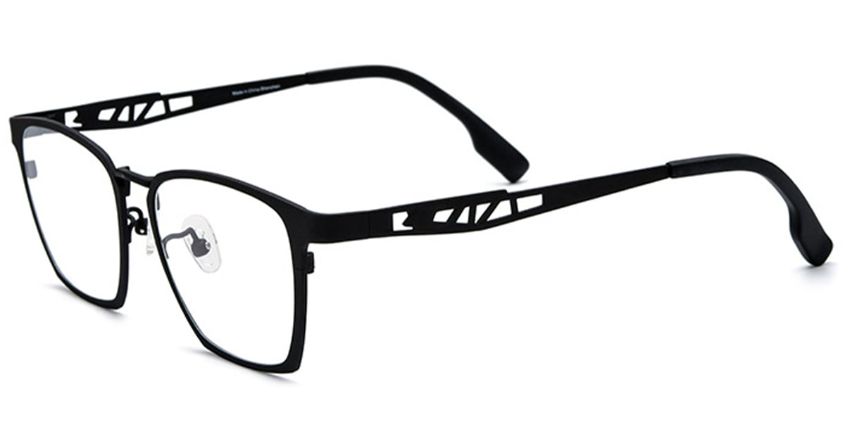 Titanium Rectangle Frame black