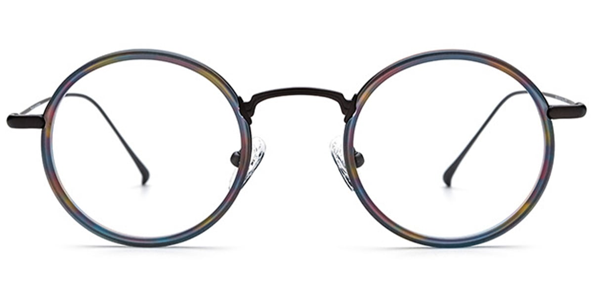 Acetate Round Frame multicolor