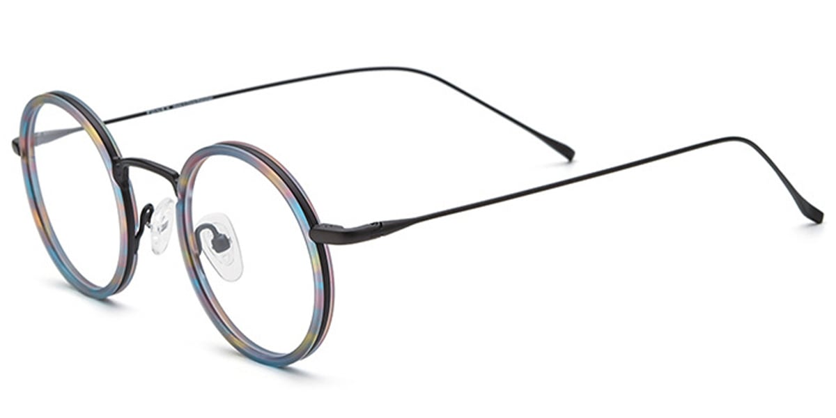 Acetate Round Frame multicolor