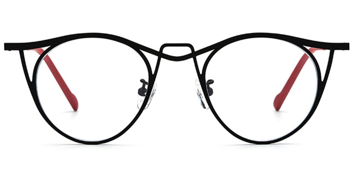 Titanium Cat Eye Frame black